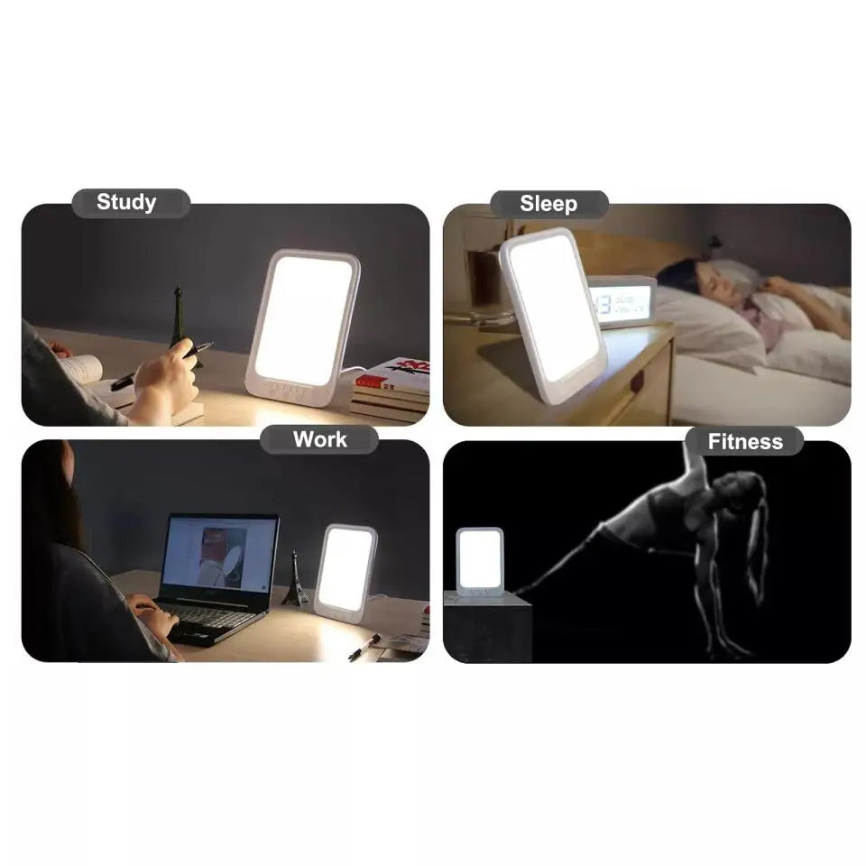 32000 Lux Cool Warm Light LED Daylight Lamp Therapy