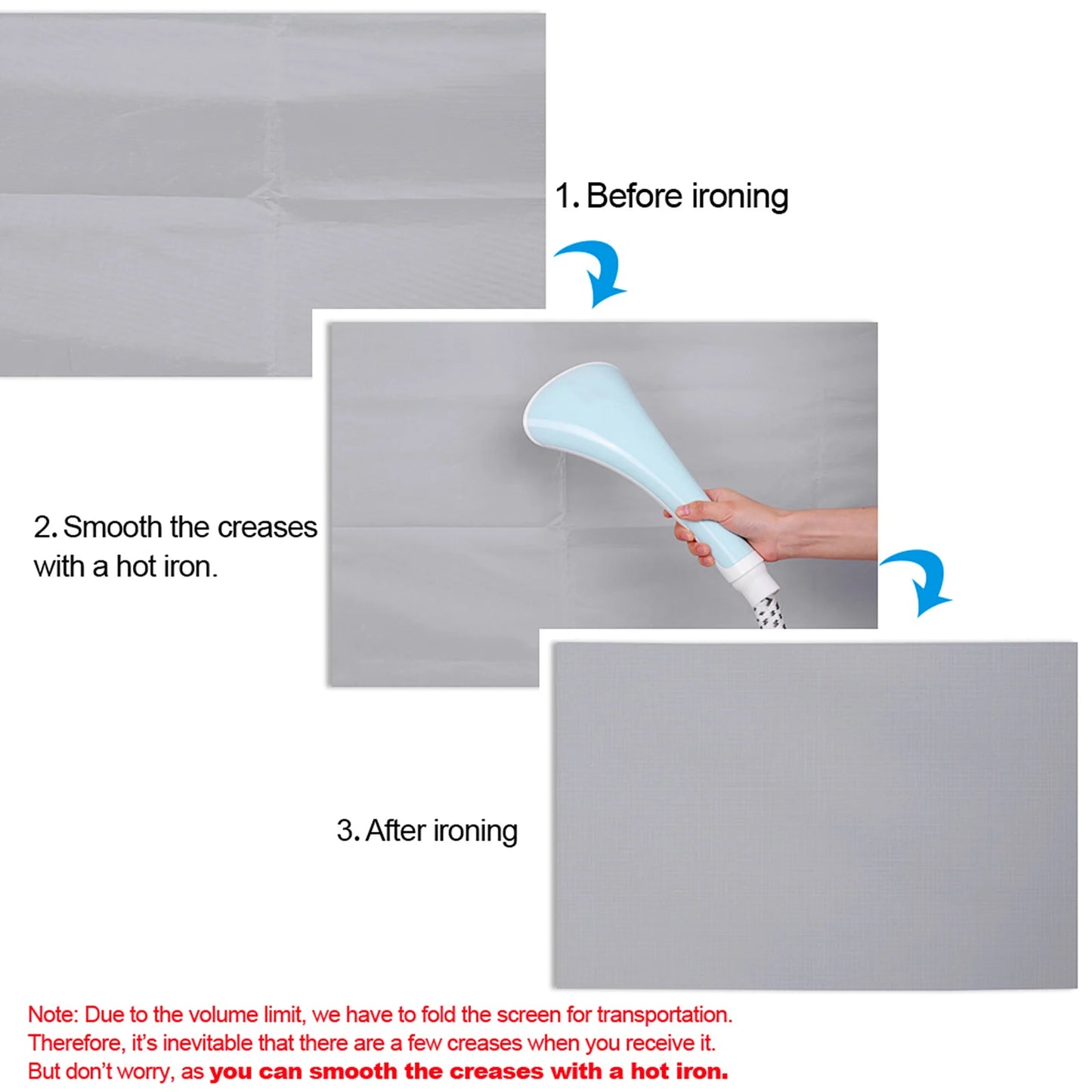 شاشة جهاز عرض عالية الدقة مقاس 100 بوصة 16:9 بدون إطار للفيديو