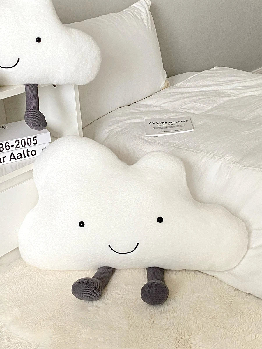 Kawaii White Cloud Plush Pillow Very Soft Cute