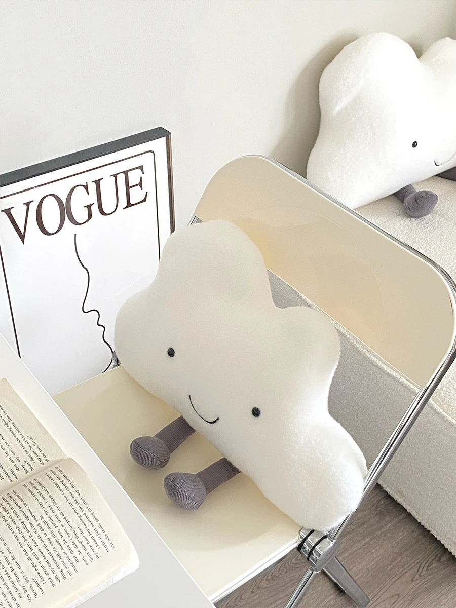 Kawaii White Cloud Plush Pillow Very Soft Cute