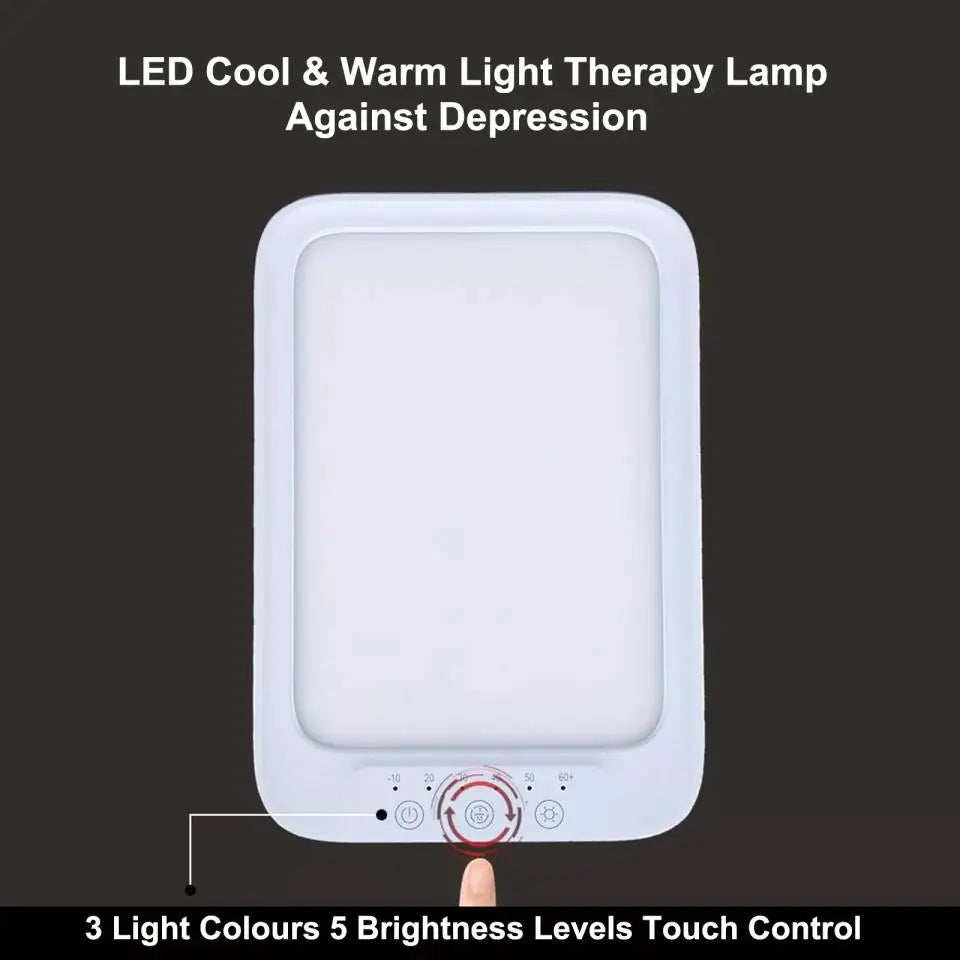 32000 Lux Cool Warm Light LED Daylight Lamp Therapy