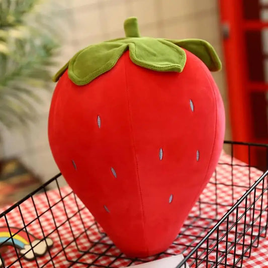 لعبة وسادة قطيفة ناعمة على شكل فراولة لـ